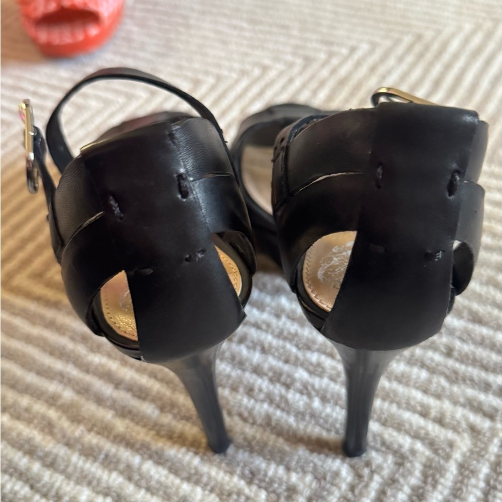 Vince Camuto Black Strappy Heels - Picture 10 of 10